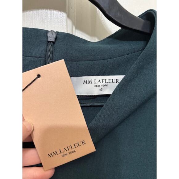 M.M. Lafleur Aditi 2.0 Dress Rainforest Green Plus Size 3XL V-Neck WonderTex NWT - Picture 7 of 9